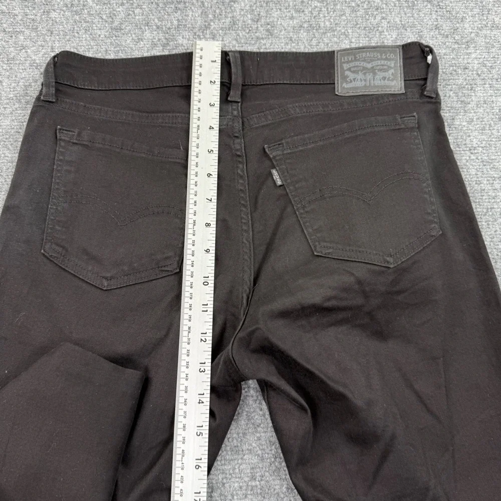 Levi Strauss Co Pants 711 Skinny Black Jeans Size W30 x L30 Cotton Blend Women's